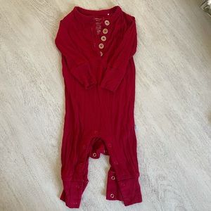 Posh peanut red pajamas 9-12 months